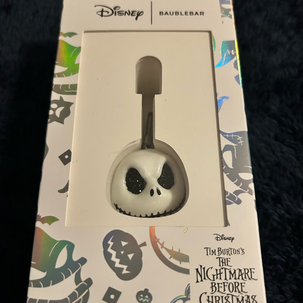 Disney BaubleBar Nightmare Before Christmas Jack Skellington Keychain/ Bag Charm